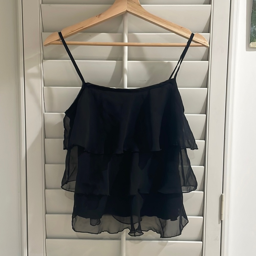 DEADSTOCK - Flowy Ruffle top